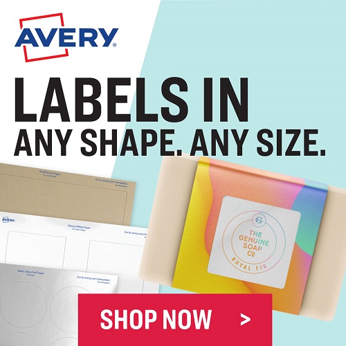 Avery Custom Printed or Blank Label Coupon 10 off any order