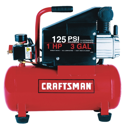 Craftsman 3-Gallon Air Compressor : $99.99 | MyBargainBuddy.com