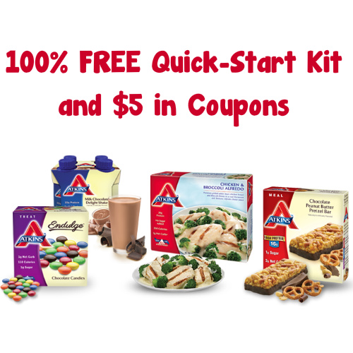 Atkins Free Quick Start Kit + 5 in Coupons