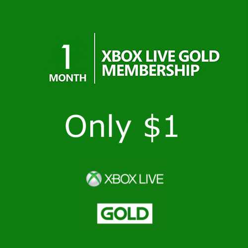 xbox live for $1