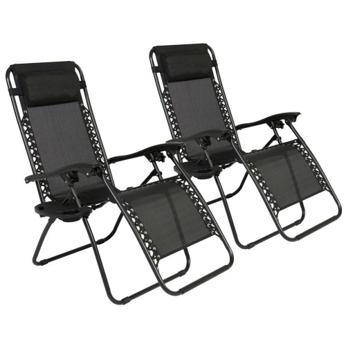60% off Set of 2 Zero Gravity Chairs : Only $65.97 + Free S/H