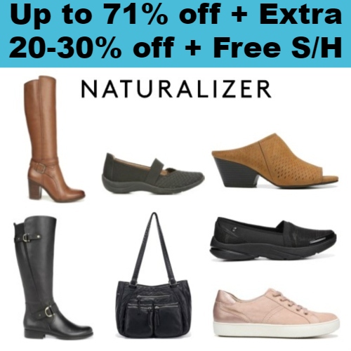 Naturalizer Coupon Up to 71 off + Extra 2030 off + Free S/H