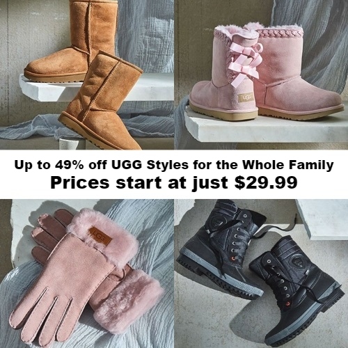 leather ugg boots clearance