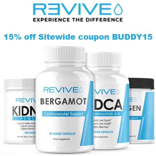 Revive Coupon 15 off Sitewide code BUDDY15