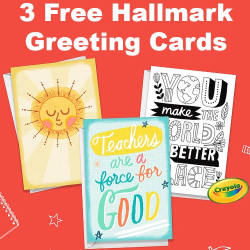 Hallmark : 3 Free “Thank You Teacher” Greeting Cards | MyBargainBuddy.com