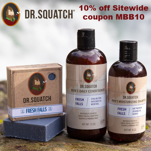 Dr. Squatch Coupon 10 off Sitewide code MBB10