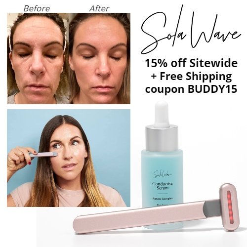 SolaWave Coupon 15 off Sitewide + Free Shipping code BUDDY15