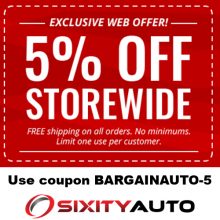 sixity auto coupon