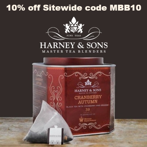 Harney & Sons Coupon 10 off Sitewide + Free Shipping code MBB10